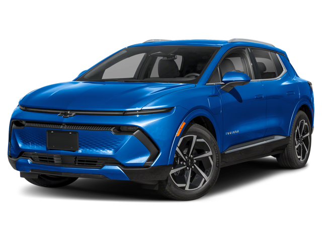 Blue chevy ev suv