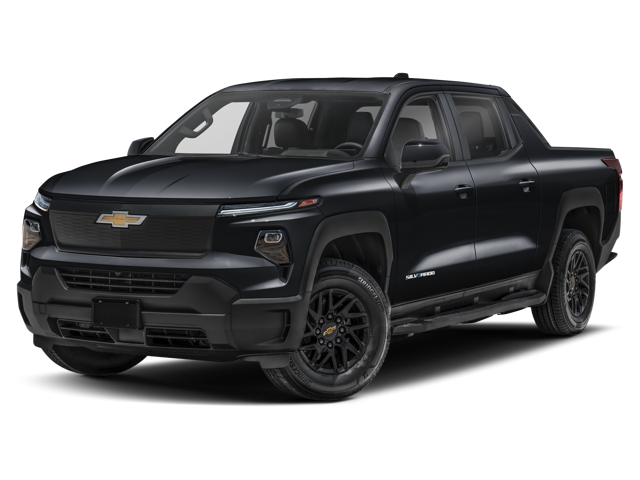 Black chevy ev truck