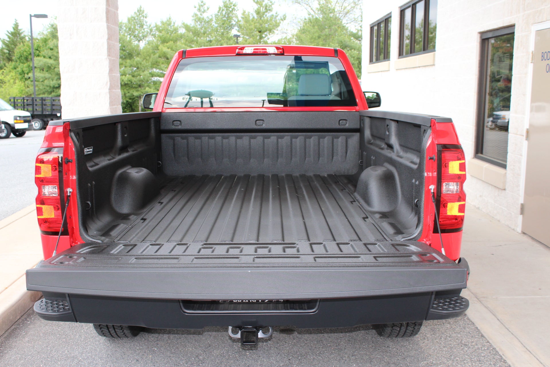 Bed of a pick up truck