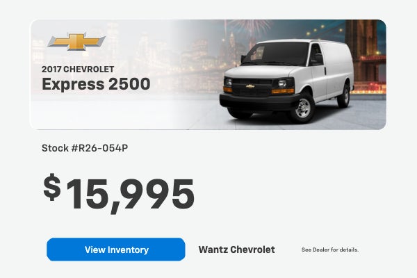 2017 Chevrolet Express 2500